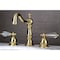 Kingston Brass KS1972WLL 8" Widespread Bathroom Faucet, Polished Brass KS1972WLL - alternate 2